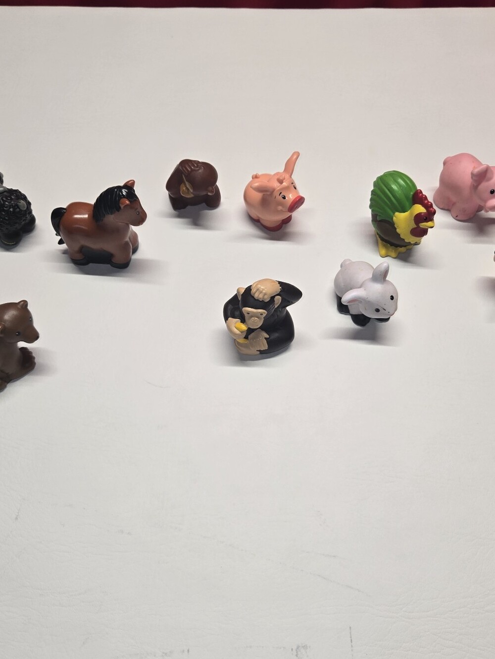 Fisher Price Little People Animals Set Of 10 Monkey, PIG,SHEEP BEAR ETC